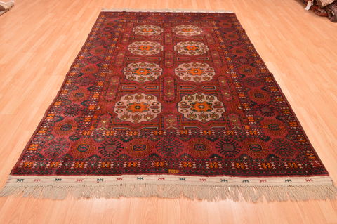 Khan Mohammadi Red Hand Knotted 510 X 811 Area Rug 100-89779 Image 1