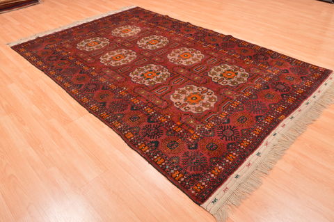 Khan Mohammadi Red Hand Knotted 510 X 811 Area Rug 100-89779 Image 3