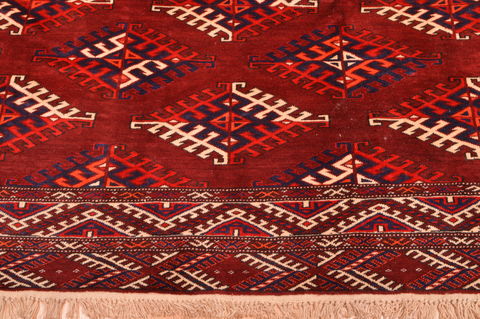 Khan Mohammadi Red Hand Knotted 72 X 92 Area Rug 100-89780 Image 11