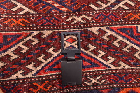 Khan Mohammadi Red Hand Knotted 72 X 92 Area Rug 100-89780 Image 17