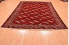 Khan Mohammadi Red Hand Knotted 72 X 92  Area Rug 100-89780 Thumb 1