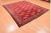 Khan Mohammadi Red Hand Knotted 72 X 92  Area Rug 100-89780 Thumb 4