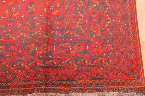 Khan Mohammadi Red Hand Knotted 66 X 99 Area Rug 100-89781 Image 12
