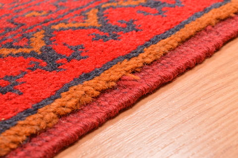 Khan Mohammadi Red Hand Knotted 66 X 99 Area Rug 100-89781 Image 13