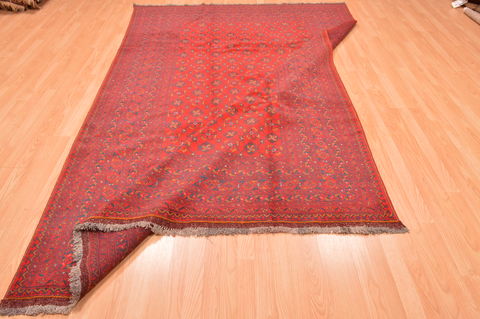 Khan Mohammadi Red Hand Knotted 66 X 99 Area Rug 100-89781 Image 15