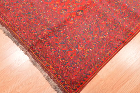 Khan Mohammadi Red Hand Knotted 66 X 99 Area Rug 100-89781 Image 7