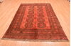 Pak-Persian Red Hand Knotted 55 X 84  Area Rug 100-89782 Thumb 1