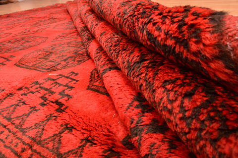 Khan Mohammadi Red Hand Knotted 75 X 104 Area Rug 100-89783 Image 13