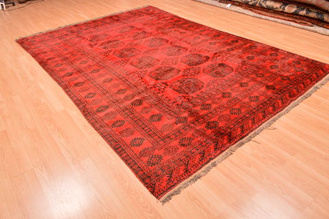 Khan Mohammadi Red Hand Knotted 75 X 104 Area Rug 100-89783 Image 5