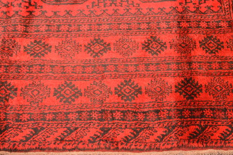 Khan Mohammadi Red Hand Knotted 75 X 104 Area Rug 100-89783 Image 7