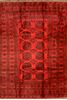 Khan Mohammadi Red Hand Knotted 75 X 104 Area Rug 100-89783 Thumb 0
