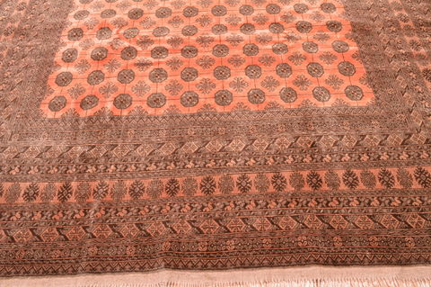 Khan Mohammadi Brown Hand Knotted 80 X 119 Area Rug 100-89784 Image 11