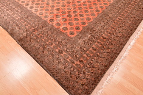 Khan Mohammadi Brown Hand Knotted 80 X 119 Area Rug 100-89784 Image 12