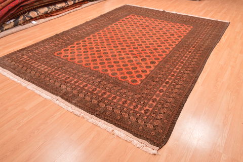 Khan Mohammadi Brown Hand Knotted 80 X 119 Area Rug 100-89784 Image 2