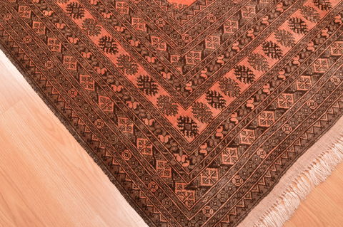 Khan Mohammadi Brown Hand Knotted 80 X 119 Area Rug 100-89784 Image 4
