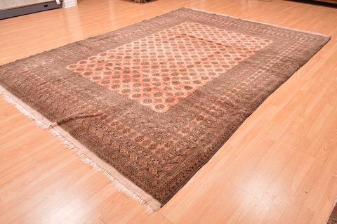 Khan Mohammadi Brown Hand Knotted 80 X 119 Area Rug 100-89784 Image 9