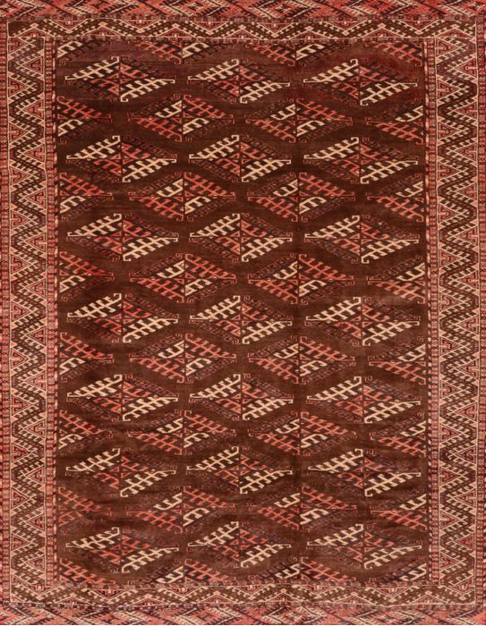 Yamouth Brown Square Hand Knotted 610 X 81 Area Rug 100-89786 Image 0