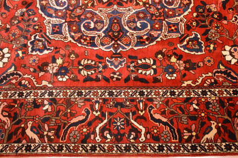 Bakhtiar Red Hand Knotted 70 X 105 Area Rug 100-89787 Image 11