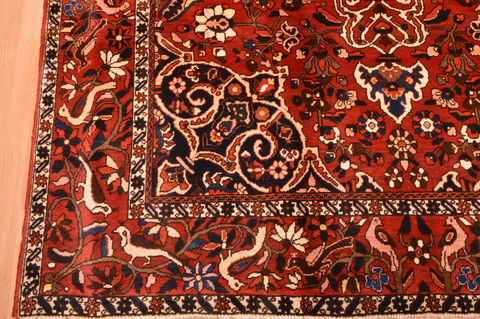 Bakhtiar Red Hand Knotted 70 X 105 Area Rug 100-89787 Image 13