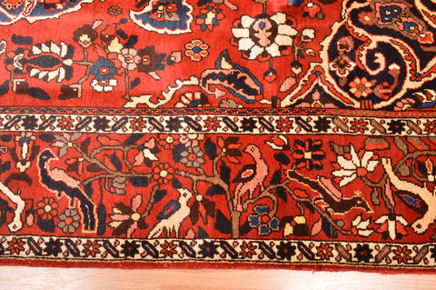 Bakhtiar Red Hand Knotted 70 X 105 Area Rug 100-89787 Image 9