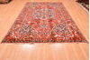 Bakhtiar Red Hand Knotted 70 X 105  Area Rug 100-89787 Thumb 4