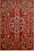 Bakhtiar Red Hand Knotted 70 X 105 Area Rug 100-89787 Thumb 0