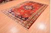 Shiraz Red Hand Knotted 69 X 100  Area Rug 100-89788 Thumb 3