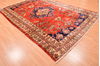 Shiraz Red Hand Knotted 69 X 100  Area Rug 100-89788 Thumb 4