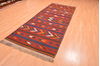 Kilim Red Runner Hand Knotted 42 X 107  Area Rug 100-89789 Thumb 3