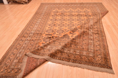 Khan Mohammadi Brown Hand Knotted 82 X 1011 Area Rug 100-89793 Image 14