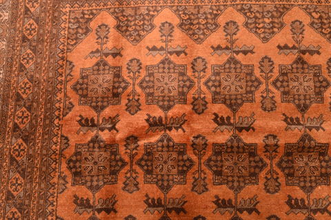 Khan Mohammadi Brown Hand Knotted 82 X 1011 Area Rug 100-89793 Image 16