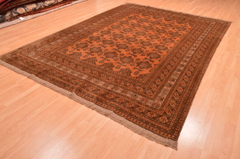 Khan Mohammadi Brown Hand Knotted 82 X 1011 Area Rug 100-89793 Image 2