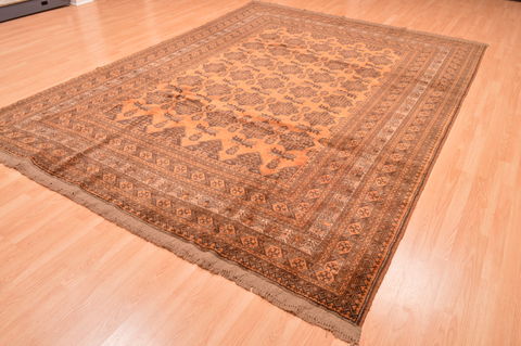 Khan Mohammadi Brown Hand Knotted 82 X 1011 Area Rug 100-89793 Image 6