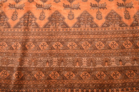 Khan Mohammadi Brown Hand Knotted 82 X 1011 Area Rug 100-89793 Image 8