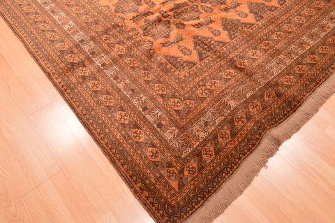 Khan Mohammadi Brown Hand Knotted 82 X 1011 Area Rug 100-89793 Image 9