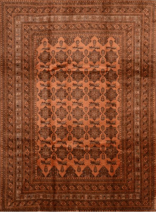 Khan Mohammadi Brown Hand Knotted 82 X 1011 Area Rug 100-89793 Image 0
