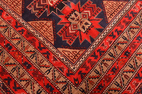 Khan Mohammadi Blue Hand Knotted 910 X 129 Area Rug 100-89794 Image 11