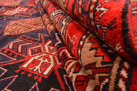 Khan Mohammadi Blue Hand Knotted 910 X 129 Area Rug 100-89794 Image 13