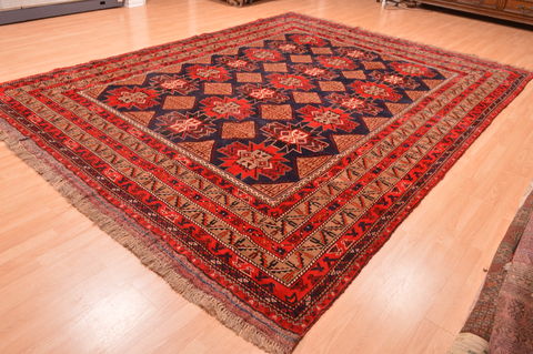 Khan Mohammadi Blue Hand Knotted 910 X 129 Area Rug 100-89794 Image 6