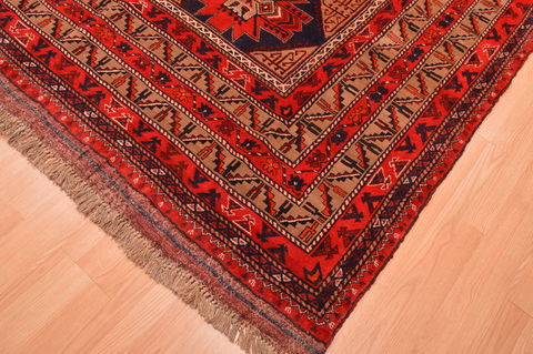 Khan Mohammadi Blue Hand Knotted 910 X 129 Area Rug 100-89794 Image 7