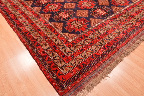 Khan Mohammadi Blue Hand Knotted 910 X 129 Area Rug 100-89794 Image 9