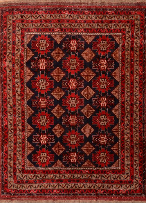 Khan Mohammadi Blue Hand Knotted 910 X 129 Area Rug 100-89794 Image 0