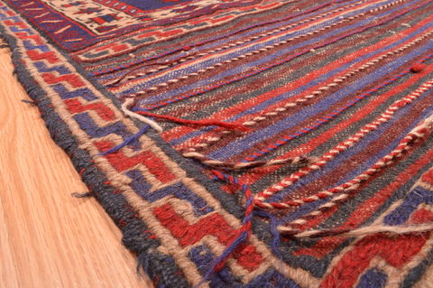 Baluch Blue Hand Knotted 30 X 47 Area Rug 100-89796 Image 11