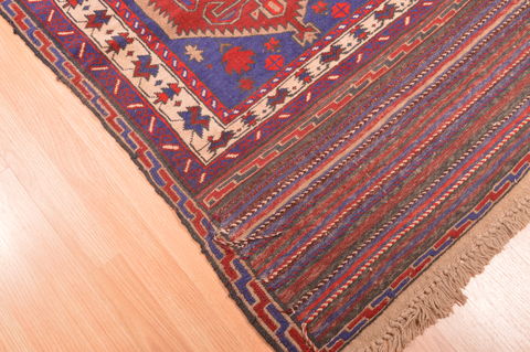 Baluch Blue Hand Knotted 30 X 47 Area Rug 100-89796 Image 7