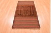 Baluch Brown Hand Knotted 210 X 51  Area Rug 100-89797 Thumb 1
