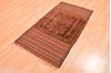 Baluch Brown Hand Knotted 210 X 51  Area Rug 100-89797 Thumb 2