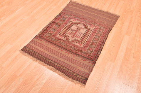 Baluch Beige Hand Knotted 26 X 40 Area Rug 100-89801 Image 5