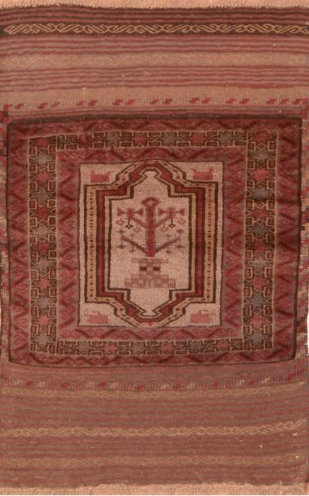 Baluch Beige Hand Knotted 26 X 40 Area Rug 100-89801 Image 0
