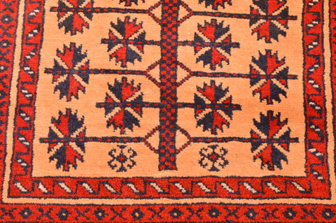 Baluch Beige Hand Knotted 30 X 47 Area Rug 100-89802 Image 7