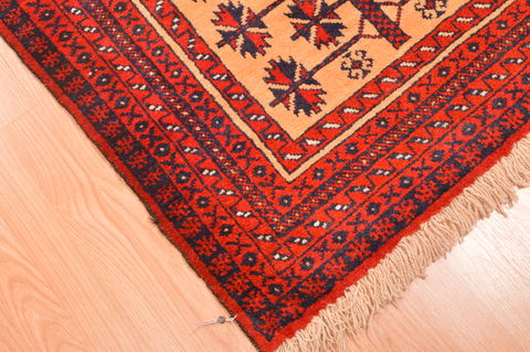 Baluch Beige Hand Knotted 30 X 47 Area Rug 100-89802 Image 8